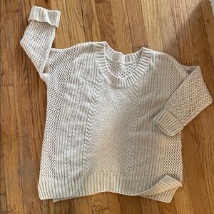 Cozy Cream Knit Sweater